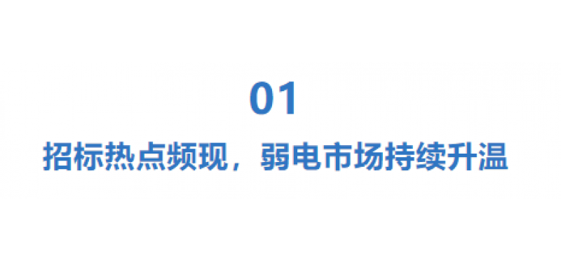 弱電行業迎來爆發期：招標密集落地，國產替代加速